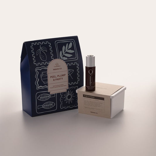 O X INSKIN.CO Peel, Plump & Party Duo